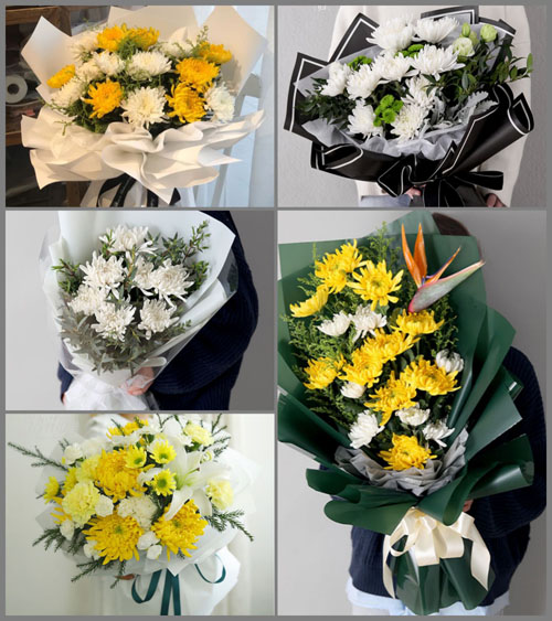 青海海东市化隆回族自治县巴燕镇白事花束代送